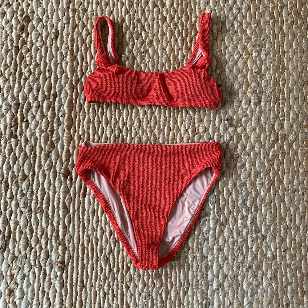 J. Crew Red Bikini Set